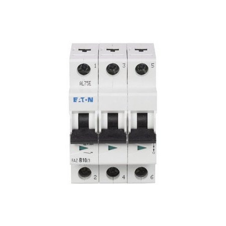 Moeller Circuit Breaker, FAZ Series, 15A, 3 Pole, 277/480V AC FAZ-C15/3-RT